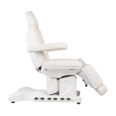 Kosmetologinis krėslas Azzurro Pro Electric 3 Motor Foot Control White Heated 8