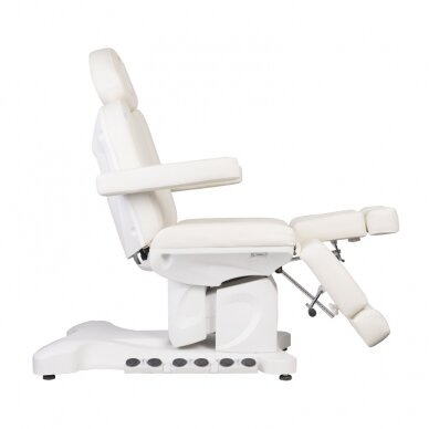 Kosmetoloģijas krēsls AZZURRO PEDI PRO ELECTRIC 3 MOTOR WHITE HEATED 4