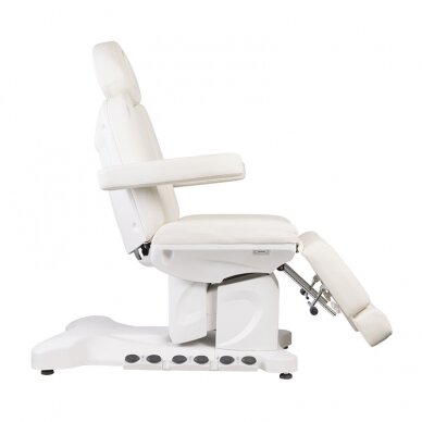 Kosmetoloģijas krēsls AZZURRO PEDI PRO ELECTRIC 3 MOTOR WHITE HEATED 5
