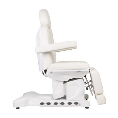 Kosmetoloģijas krēsls AZZURRO PEDI PRO ELECTRIC 3 MOTOR WHITE HEATED 11