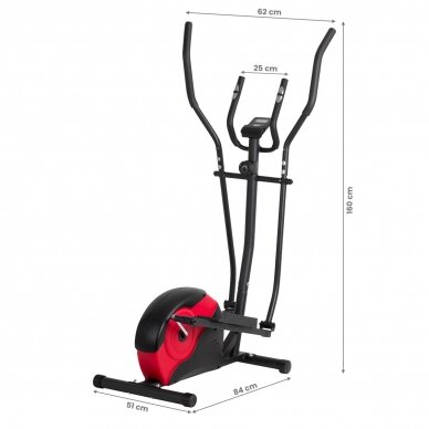Elipsveida trenažieris ORBITREK 8508 RED 5