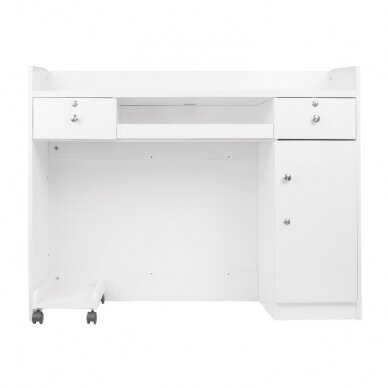 Vastuvõtulaud HAIR SYSTEM RECEPTION DESK CLASSIC WHITE 4