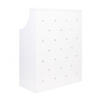 Vastuvõtulaud HAIR SYSTEM RECEPTION DESK PEARL WHITE 1