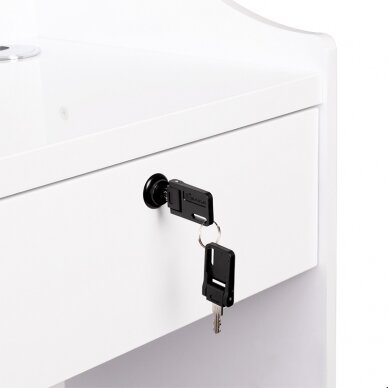 Vastuvõtulaud HAIR SYSTEM RECEPTION DESK PEARL WHITE 4