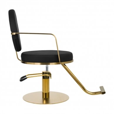 Парикмахерское кресло GABBIANO PROFESSIONAL HAIRDRESSING CHAIR ARRAS GOLD BLACK 1