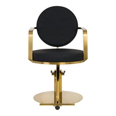 Juuksuritool GABBIANO PROFESSIONAL HAIRDRESSING CHAIR ARRAS GOLD BLACK 2 Juuksuritool GABBIANO PROFESSIONAL HAIRDRESSING CHAIR ARRAS GOLD BLACK 2