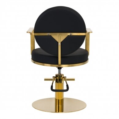 Парикмахерское кресло GABBIANO PROFESSIONAL HAIRDRESSING CHAIR ARRAS GOLD BLACK 3