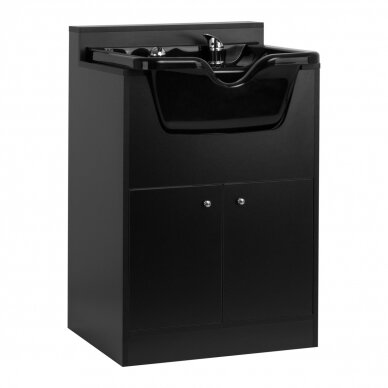 Hairdressing sink with cabinet GABBIANO BB06 BLACK
