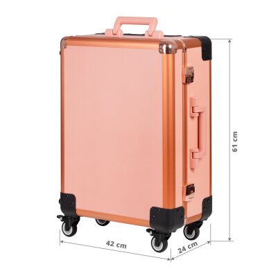 Зеркало для макияжа - косметический чемоданчик Portable Gold 6