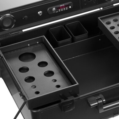 Makiažo veidrodis - kosmetikos priemonių lagaminas Audio Speakers Portable Black 5