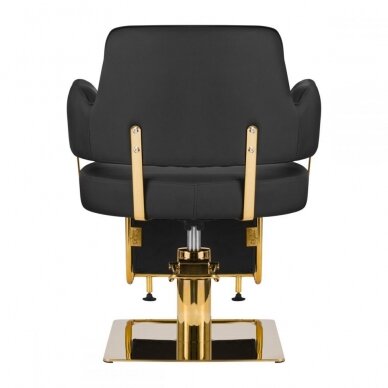 Juuksuritool GABBIANO PROFESSIONAL HAIRDRESSING CHAIR LINZ GOLD BLACK 3