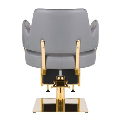 Hairdressing chair GABBIANO PROFESSIONAL HAIRDRESSING CHAIR LINZ GOLD GREY 3