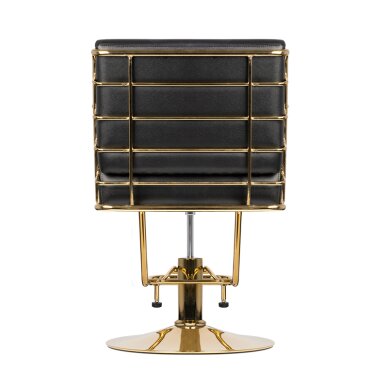 Kampaamotuoli GABBIANO HAIRDRESSING CHAIR PRATO GOLD BLACK 3