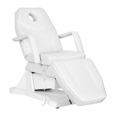 Kosmetoloģijas krēsls ELECTRIC COSMETIC CHAIR 1 MOTOR WHITE