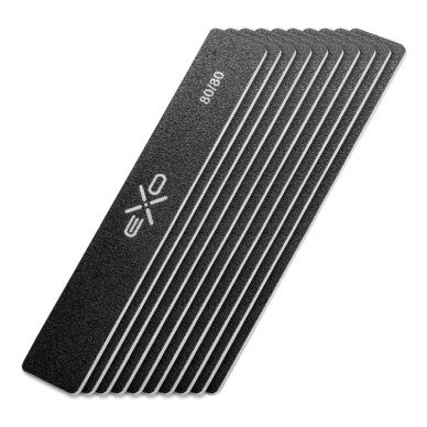 Exo wide and straight nail file 80/80 (10 pcs.) 2 Exo wide and straight nail file 80/80 (10 pcs.) 2