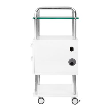 Cosmetic trolley with UV-C lamp 6052T White 2