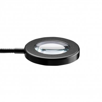 Kosmetologin LED-valaisin suurennuslasilla 5D SNAKE RING 5W BLACK 1