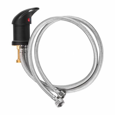 Водопроводный кран для мойки в парикмахерской GABBIANO Gold Black 1 Водопроводный кран для мойки в парикмахерской GABBIANO Gold Black 1