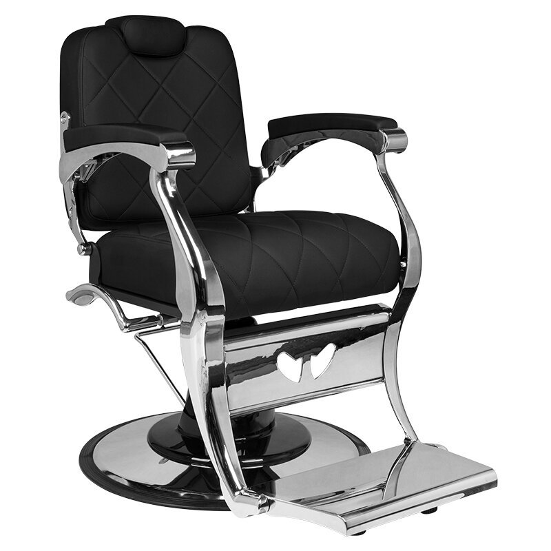 Fotel barberski Barber Chair Gabbiano Dario Black