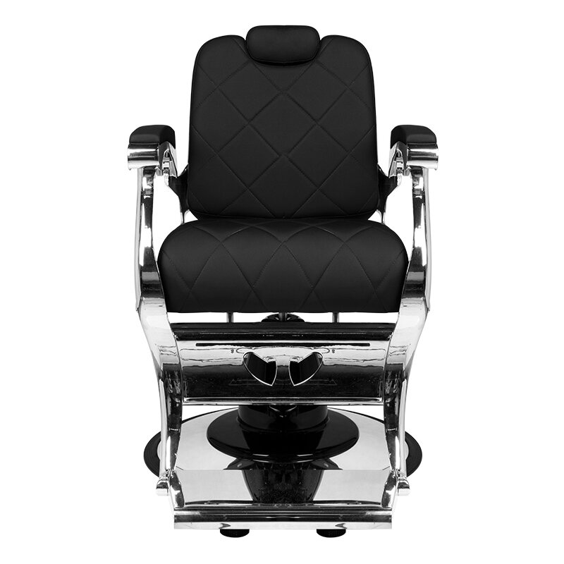 Fotel barberski Barber Chair Gabbiano Dario Black 4