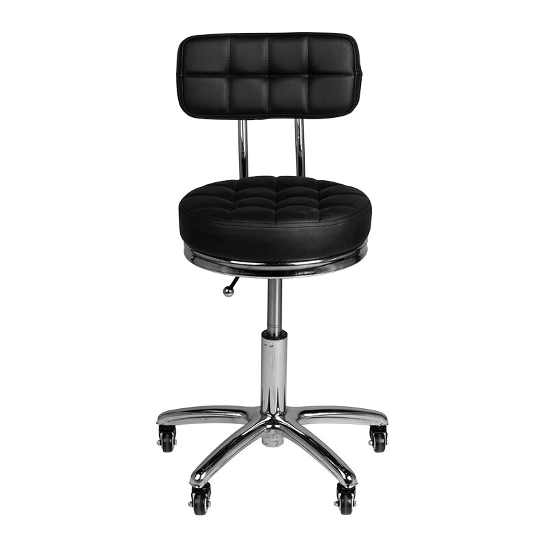 Kosmetikerin hocker STOOL BEAUTY BACKREST AM-877 BLACK 1