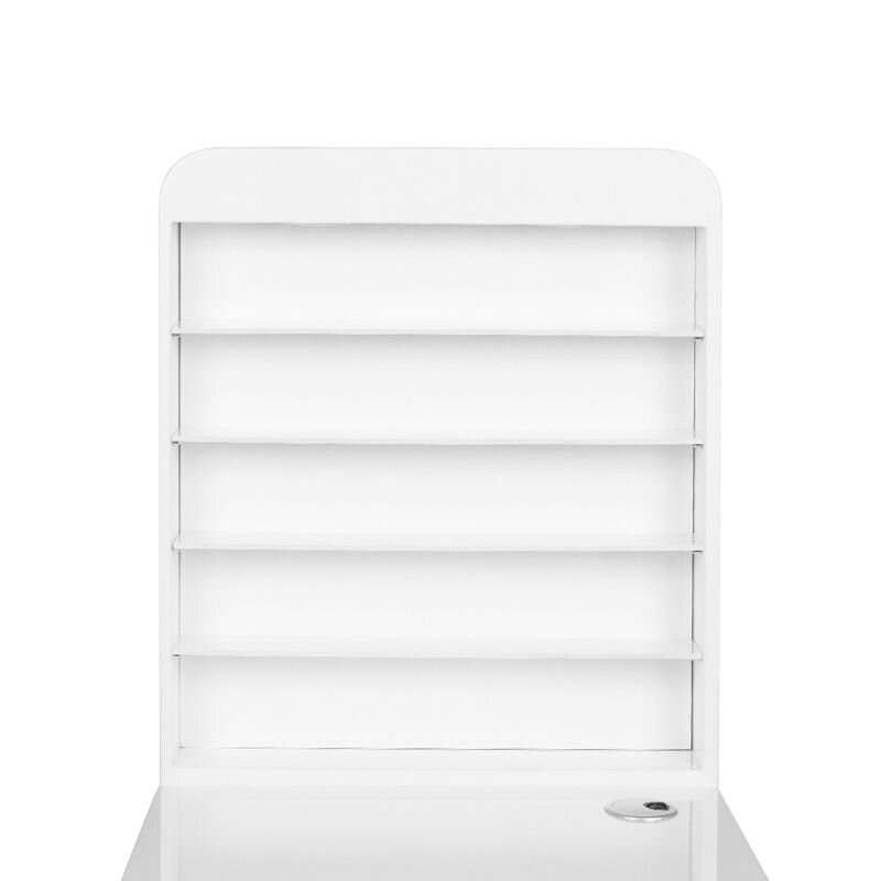 Manikīra galds ar putekļu savācēju COSMETIC DESK RIGHT SHELF WHITE 6 Manikīra galds ar putekļu savācēju COSMETIC DESK RIGHT SHELF WHITE 6
