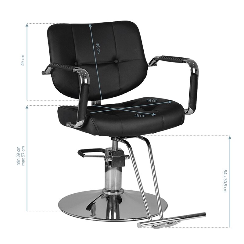 Friseurstuhl GABBIANO HAIRDRESSING CHAIR VIGO CITRUS BLACK 3 Friseurstuhl GABBIANO HAIRDRESSING CHAIR VIGO CITRUS BLACK 3