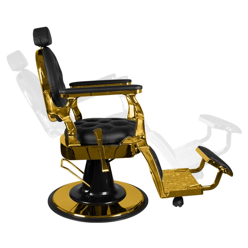Barber krēsls Barber Chair Gabbiano Gold Black 4