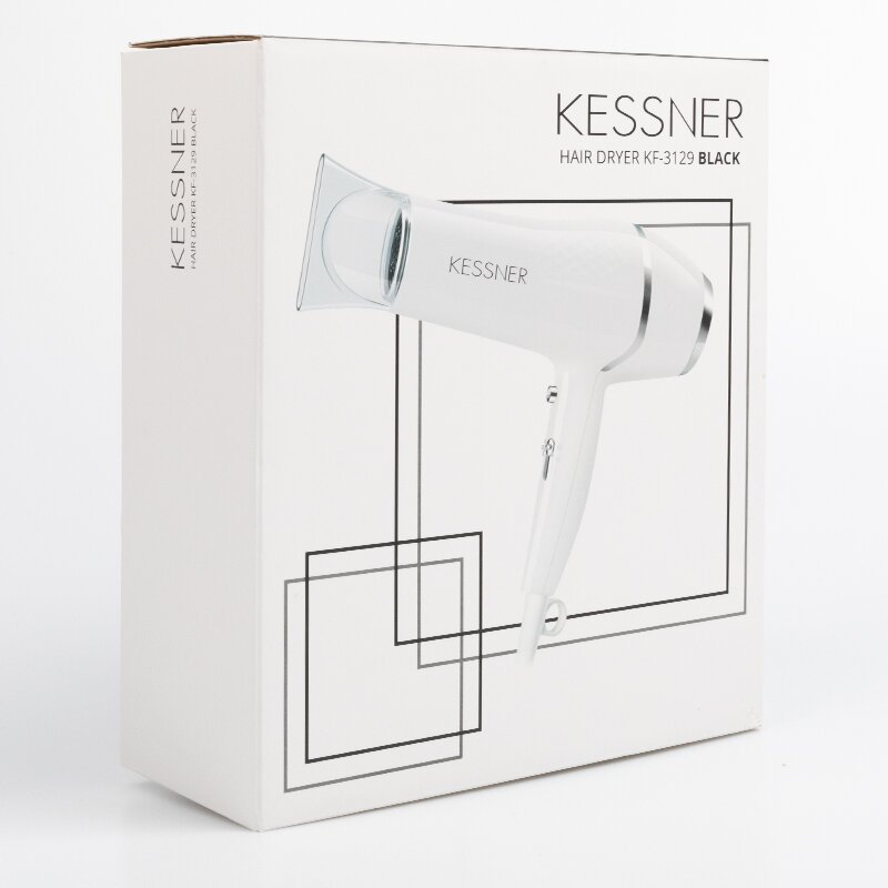 Фен для волос KESSNER PROFESSIONAL 2100W Black 2