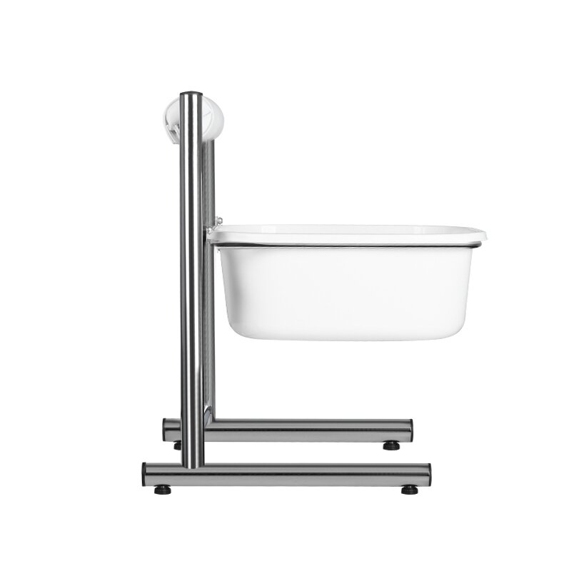 Säädettävän korkeuden omaava jalkahoitoamme kromia 3