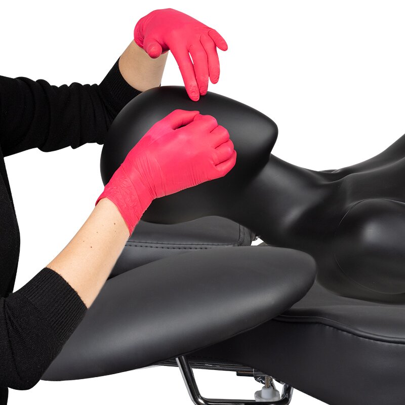 Kosmetoloģijas krēsls VISAGE BLACK 9 Kosmetoloģijas krēsls VISAGE BLACK 9