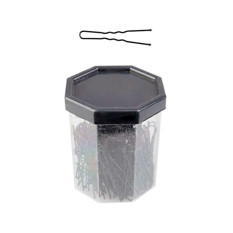 KOKÓWKI FRYZJERSKIE DO WŁOSÓW E-63 150 SZT 4,9CM CZARNE KOKÓWKI FRYZJERSKIE DO WŁOSÓW E-63 150 SZT 4,9CM CZARNE