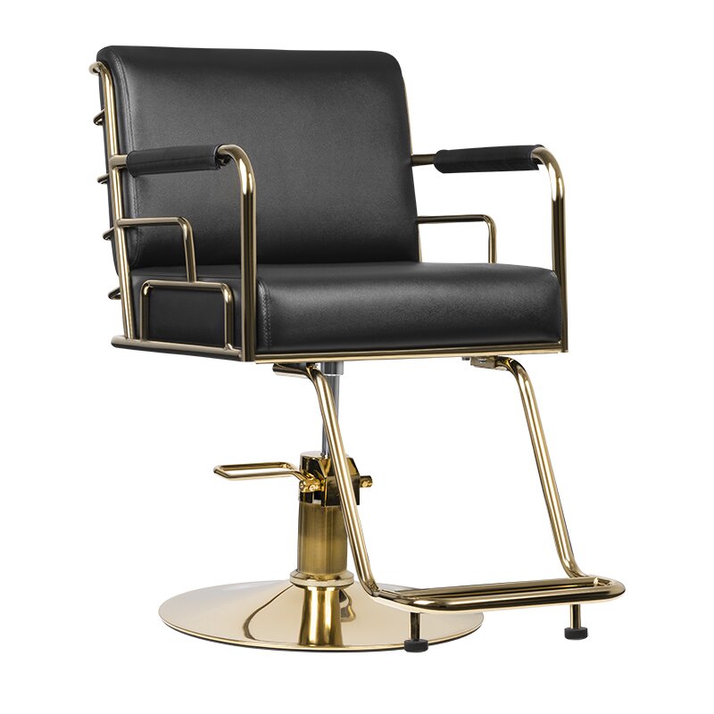 Kampaamotuoli GABBIANO HAIRDRESSING CHAIR PRATO GOLD BLACK Kampaamotuoli GABBIANO HAIRDRESSING CHAIR PRATO GOLD BLACK