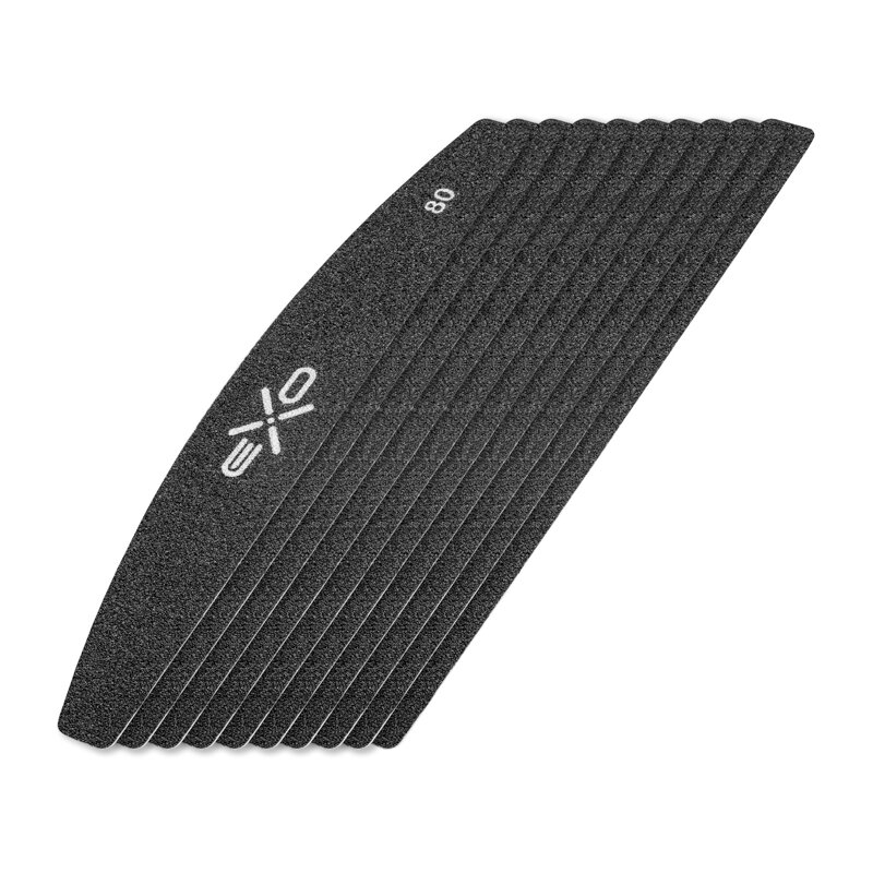 Exo replacement nail file sheets crescent shape 80 (10 pcs.) 2