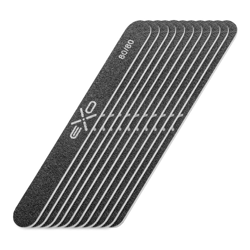 Exo straight nail file 80/80 10pcs. 2 Exo straight nail file 80/80 10pcs. 2