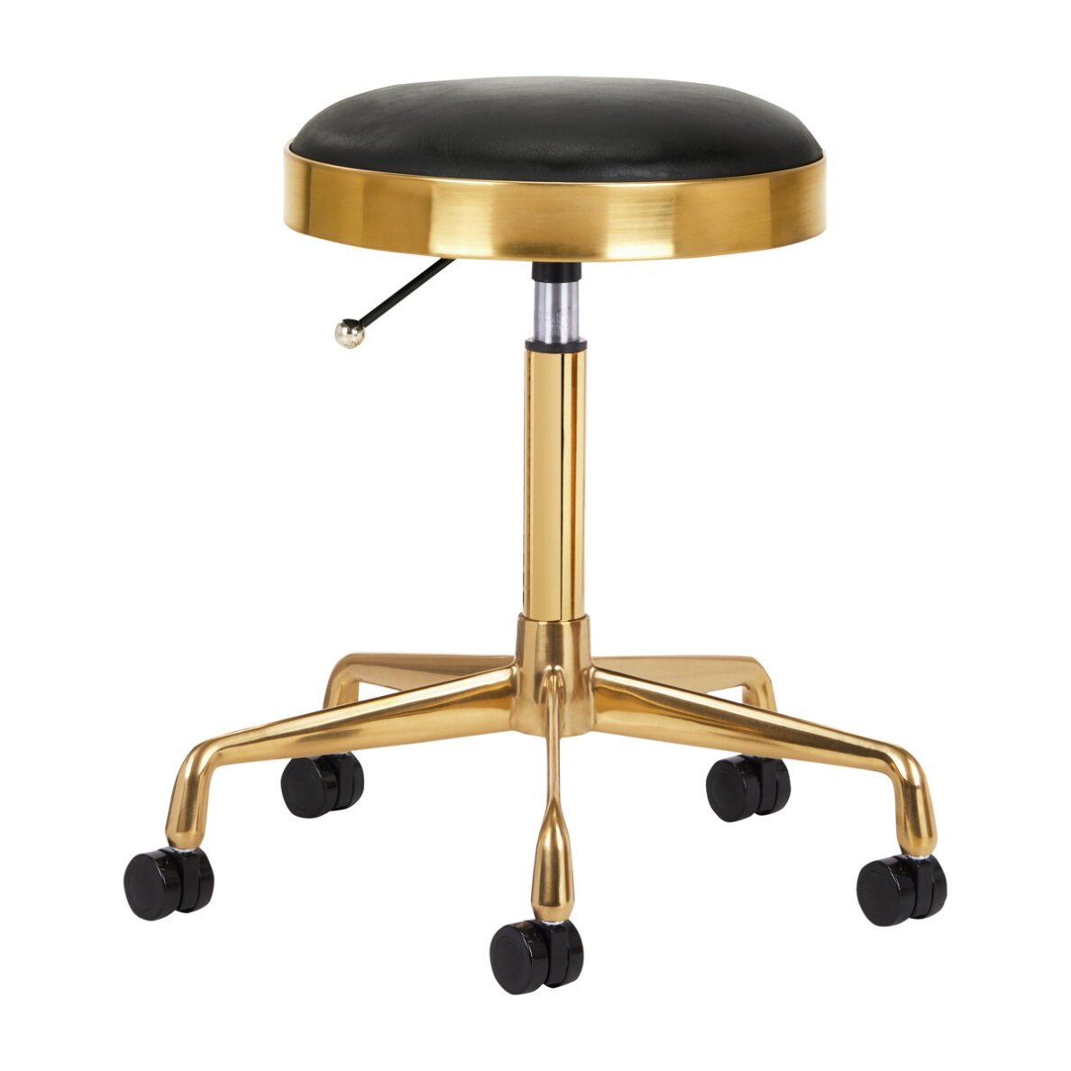 Kosmetoloogiline stool GREEK MODEL 1 BLACK GOLD Kosmetoloogiline stool GREEK MODEL 1 BLACK GOLD