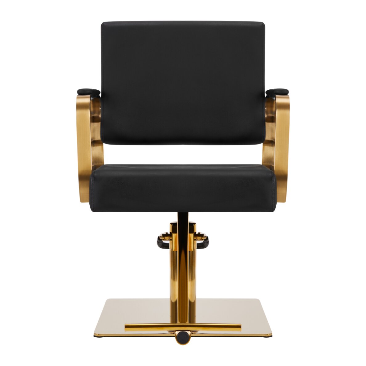 Kampaamotuoli GABBIANO PROFESSIONAL HAIRDRESSING CHAIR AVILA GOLD BLACK 2