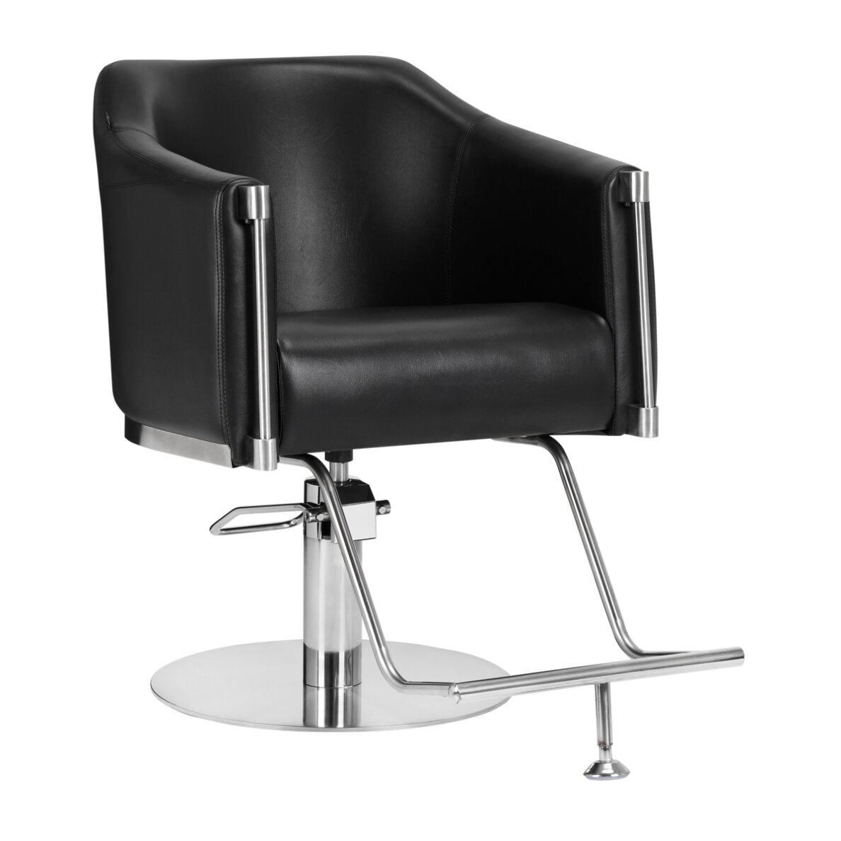 Kampaamotuoli Gabbiano Professional Hairdressing Chair Burgos Black Kampaamotuoli Gabbiano Professional Hairdressing Chair Burgos Black