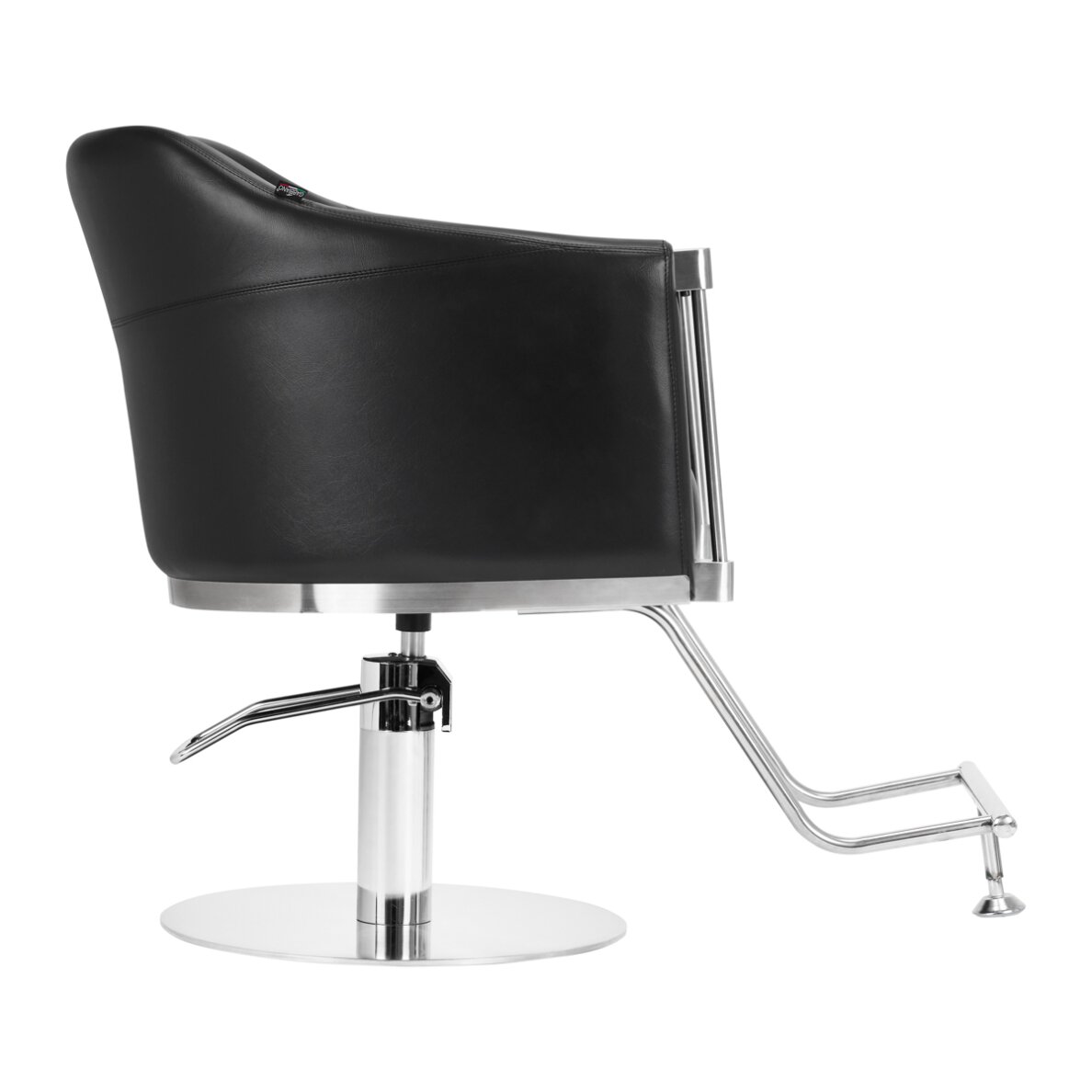 Kampaamotuoli Gabbiano Professional Hairdressing Chair Burgos Black 2 Kampaamotuoli Gabbiano Professional Hairdressing Chair Burgos Black 2