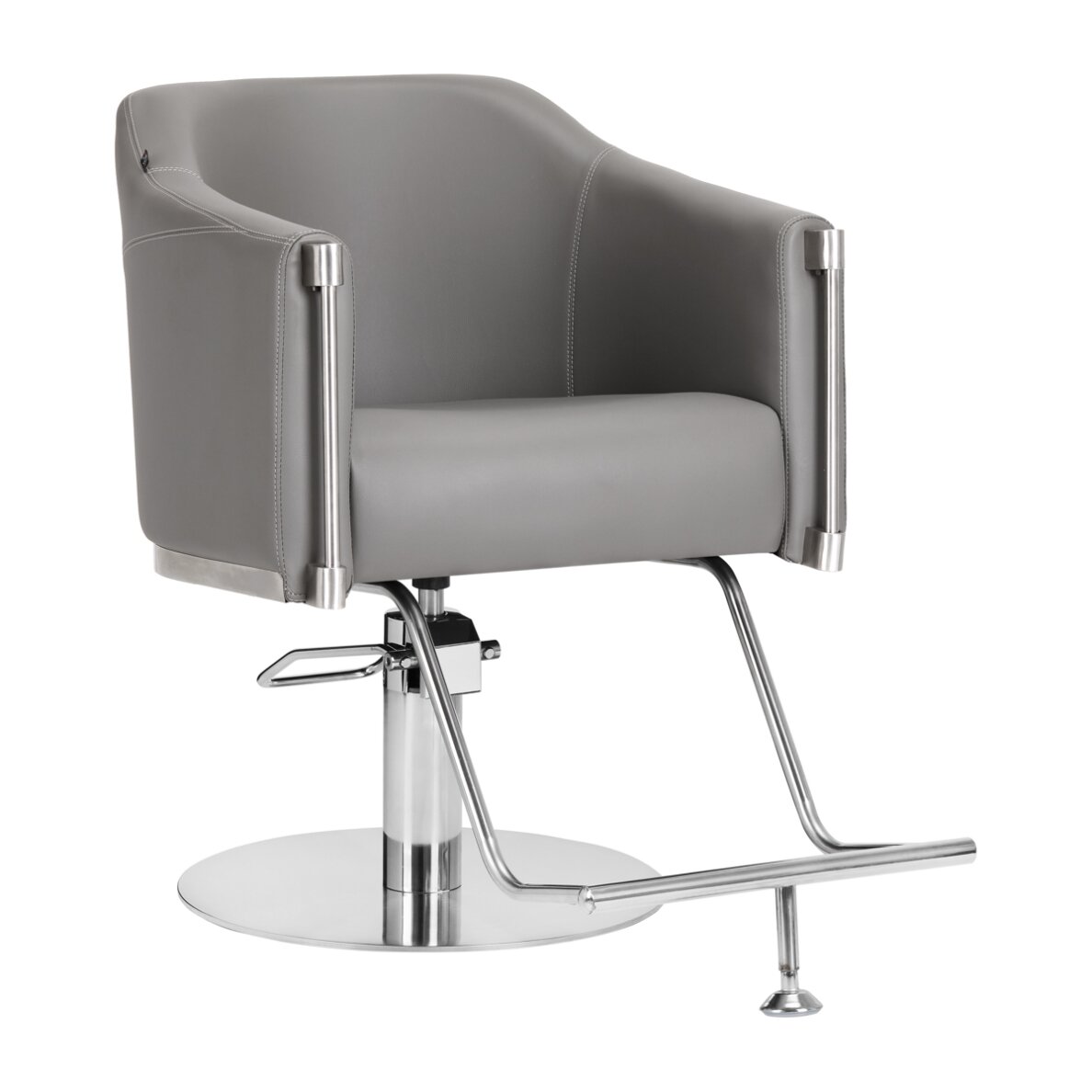 Frizieru krēsls Gabbiano Professional Hairdressing Chair Burgos Grey Frizieru krēsls Gabbiano Professional Hairdressing Chair Burgos Grey