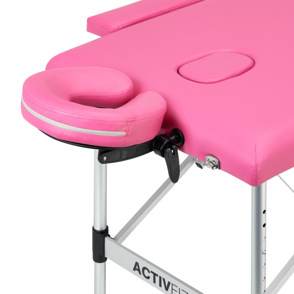 Foldable massage table Activ Fizjo 2 Alu Pink 3 Foldable massage table Activ Fizjo 2 Alu Pink 3