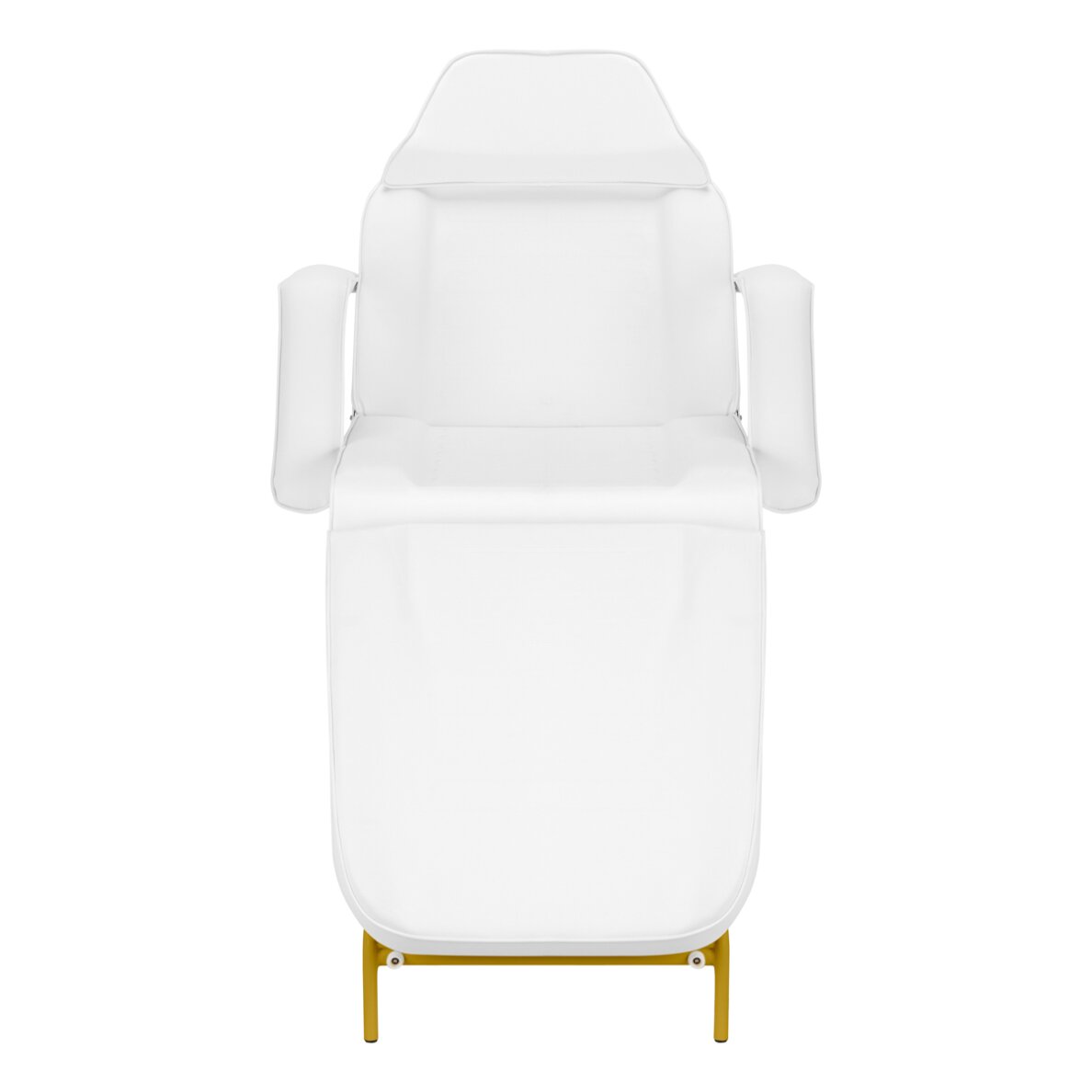Kosmetoloģijas krēsls BEAUTY CHAIR 557G MODEL GOLD WHITE 3