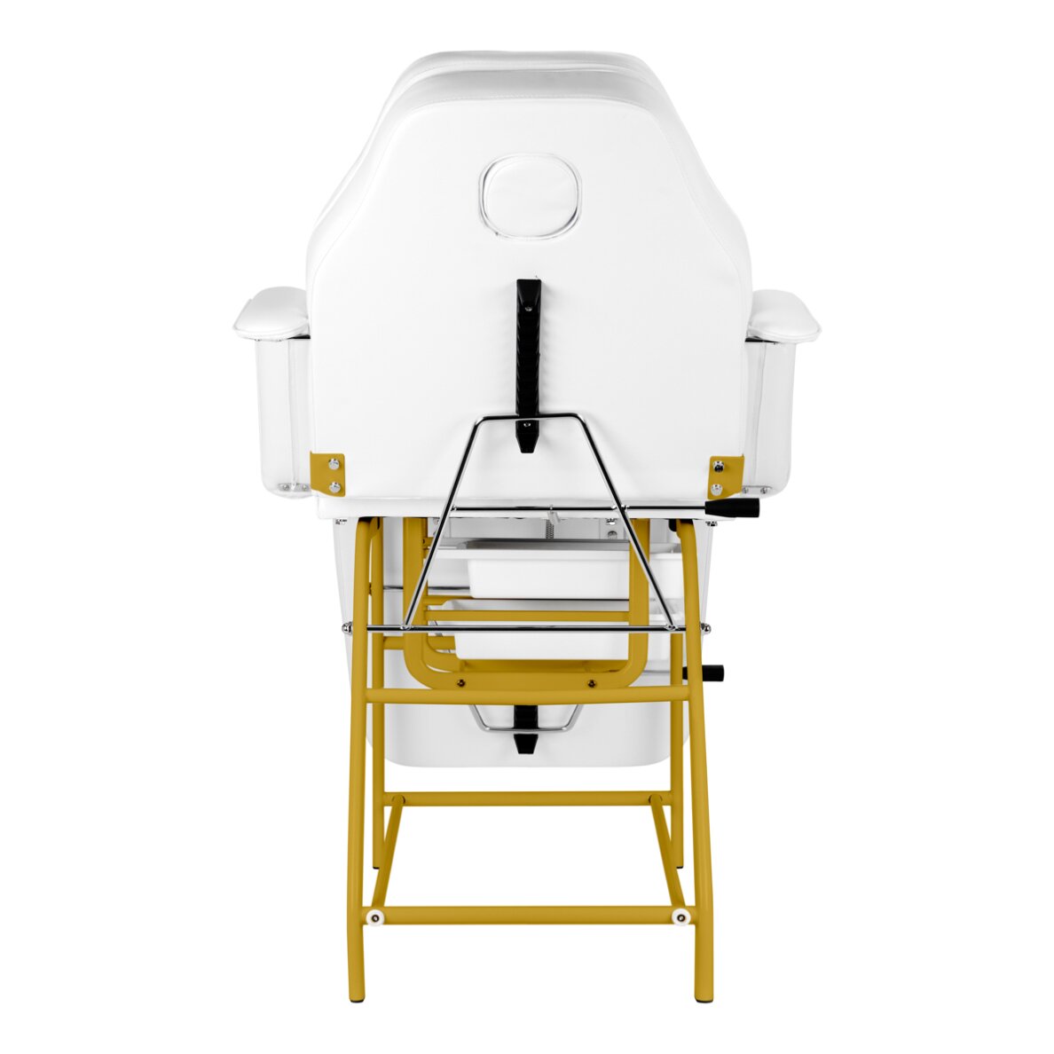 Kosmetoloģijas krēsls BEAUTY CHAIR 557G MODEL GOLD WHITE 4 Kosmetoloģijas krēsls BEAUTY CHAIR 557G MODEL GOLD WHITE 4
