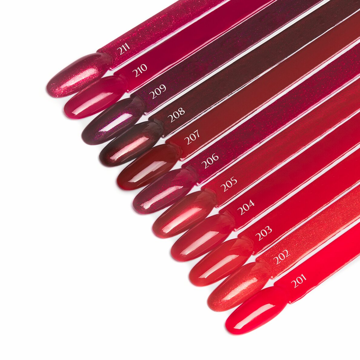 OCHO NAILS hibridinis nagų lakas Red 204, 5 g 3