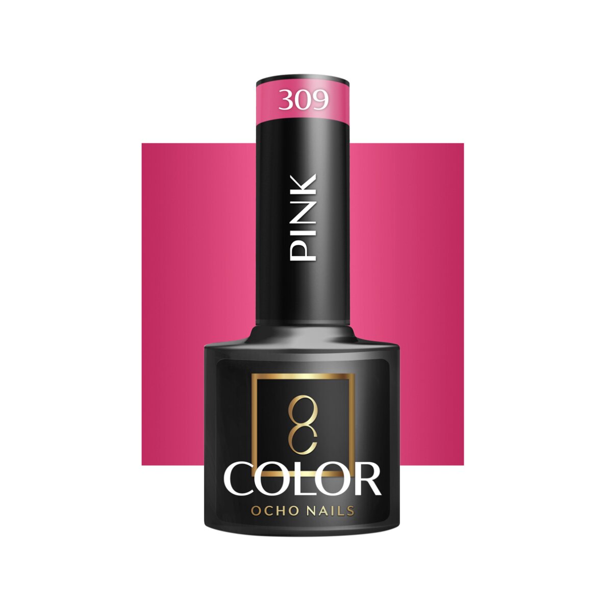 OCHO NAILS hibridinis nagų lakas Pink 309, 5 g