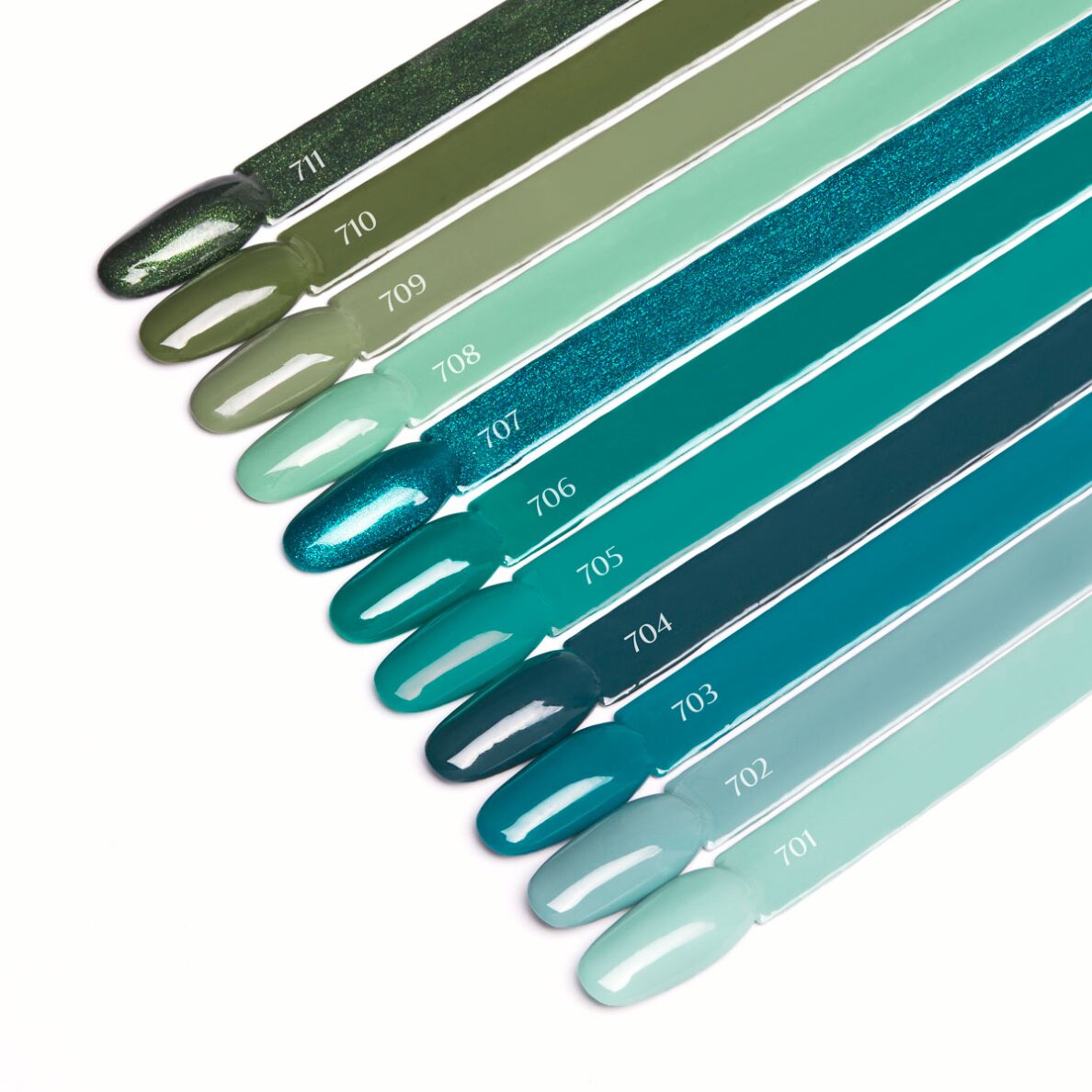 OCHO NAILS Lakier hybrydowy Green 703, 5 g 3