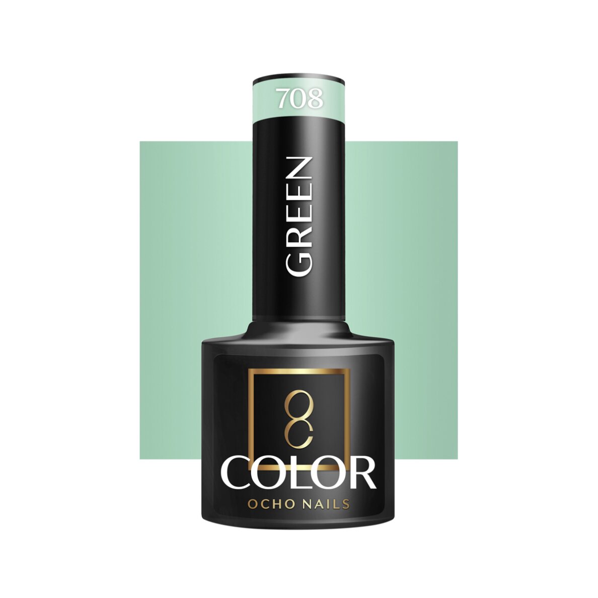 OCHO NAILS Lakier hybrydowy Green 708, 5 g