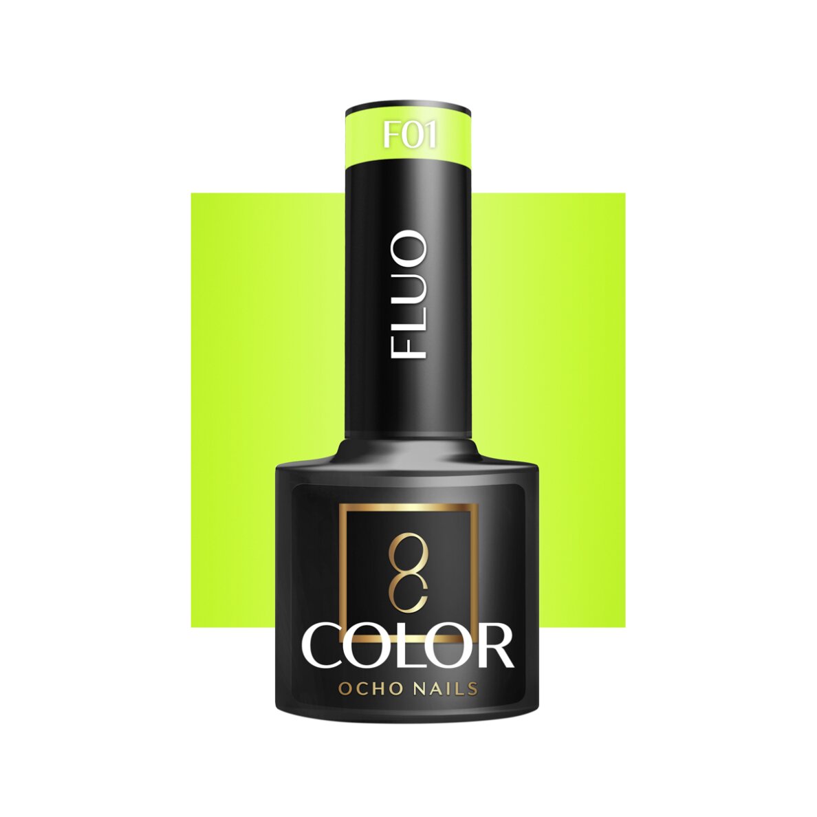 OCHO NAILS Fluo F01 Hybrid-Nagellack, 5 g