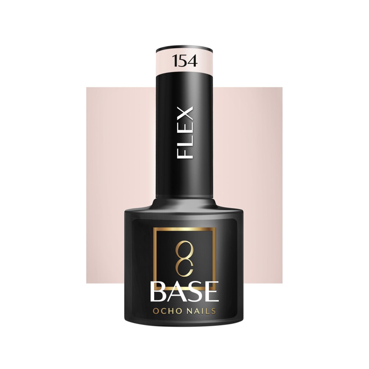 OCHO NAILS Flex Base 154 hibridinė bazė nagams, 5 g