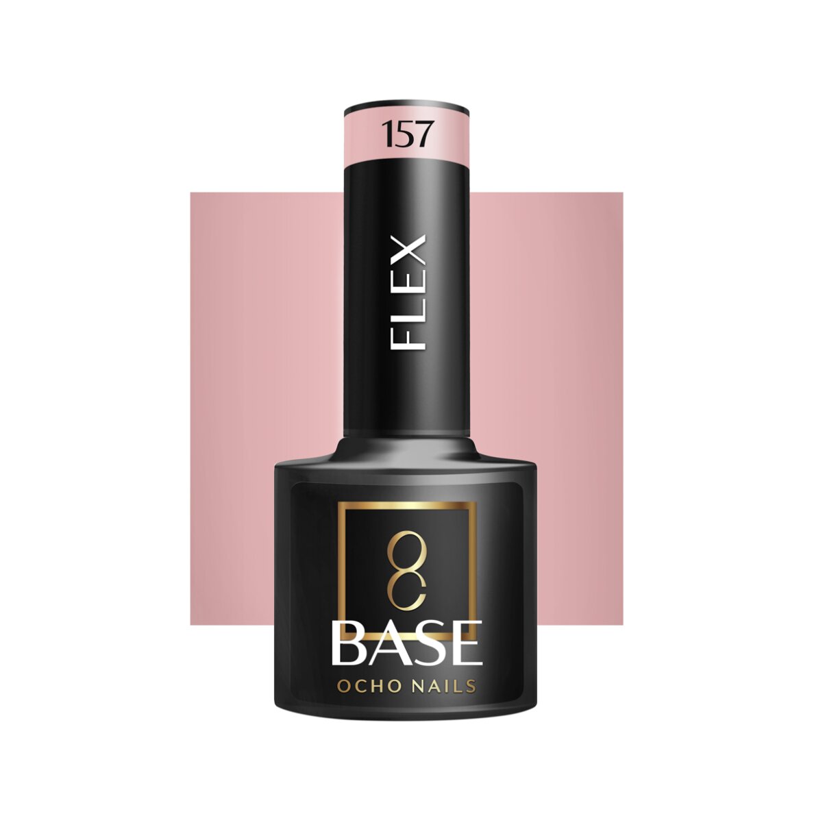 OCHO NAILS Flex Base 157 hibrīda nagu bāze, 5 g OCHO NAILS Flex Base 157 hibrīda nagu bāze, 5 g